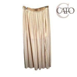 CATO Women's Pleated Skirts for Women High Waist Skirt with‎ Partial Lining